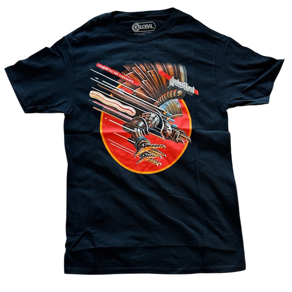 Black Graphic T-Shirt Judas Priest Size small
Brand New
